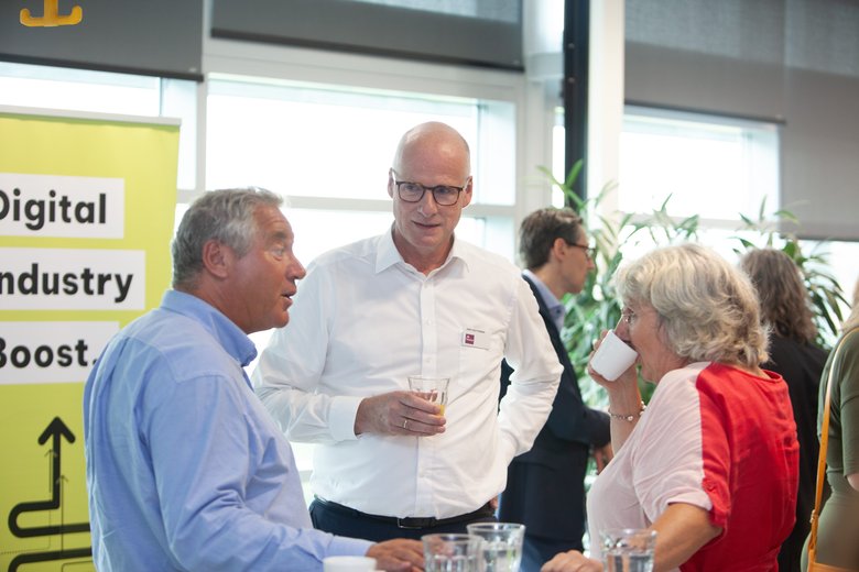 Joep Houterman en Marcel Levi in gesprek