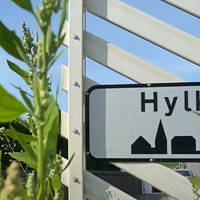 Name plate with the name Hylke -- klik op de afbeelding om te vergroten