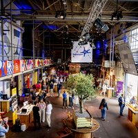 Overzicht van de innovatiemarkt op TEKNOWLOGY 2025 in DeFabrique in Utrecht op 19 juni 2025 -- klik op de afbeelding om te vergroten