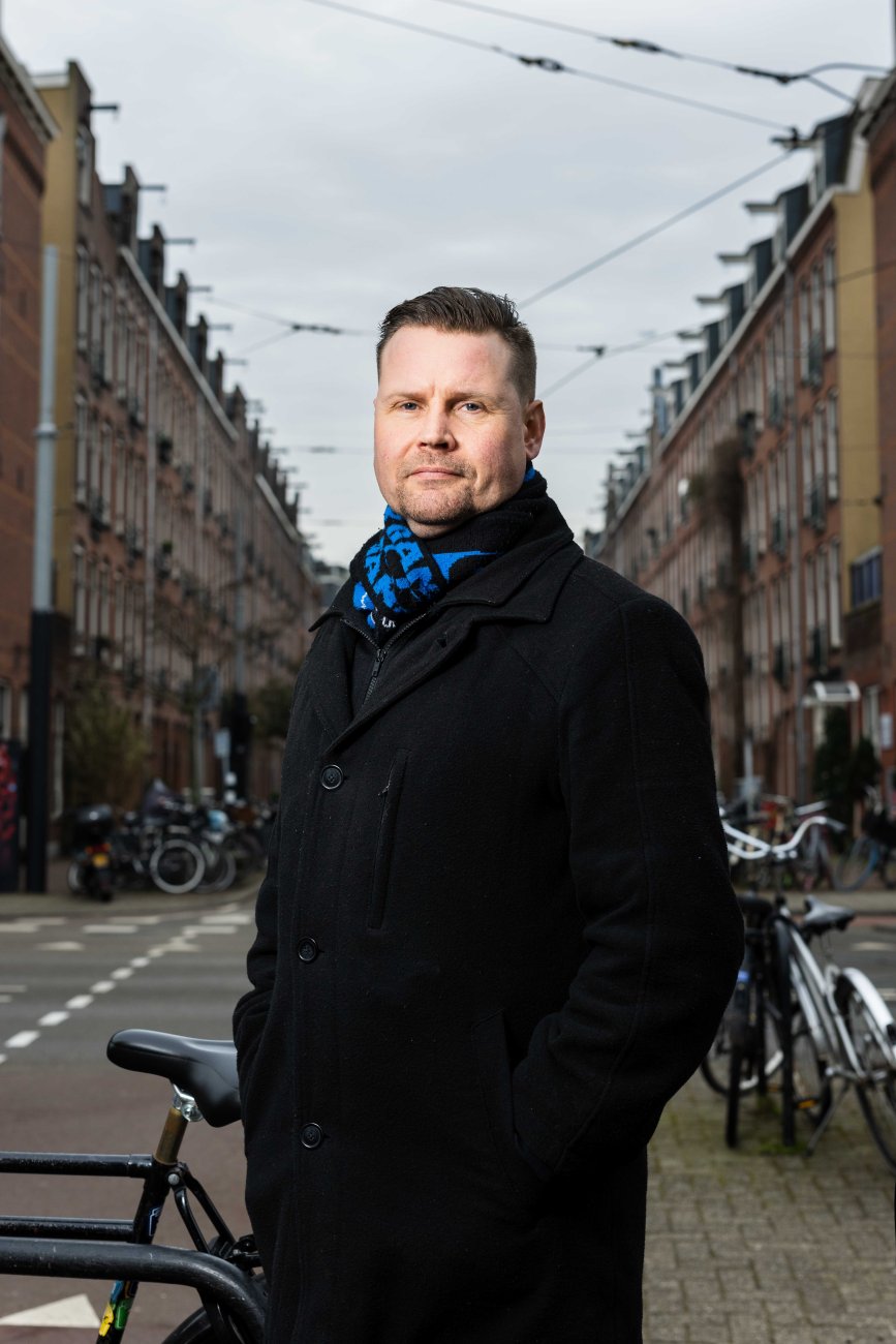 Jan Dirk de Jong poseert