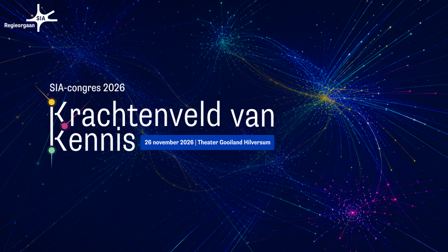Afbeelding met titel van SIA-congres 2026, ondertitel en datum