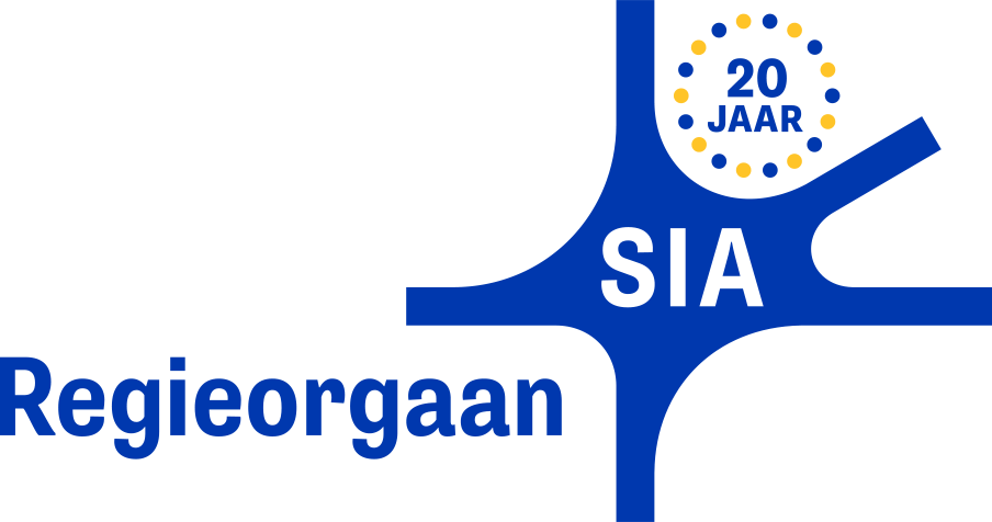 Logo van Regieorgaan SIA 20 jaar